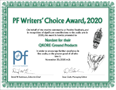 PF Writers' Choice Award 2020